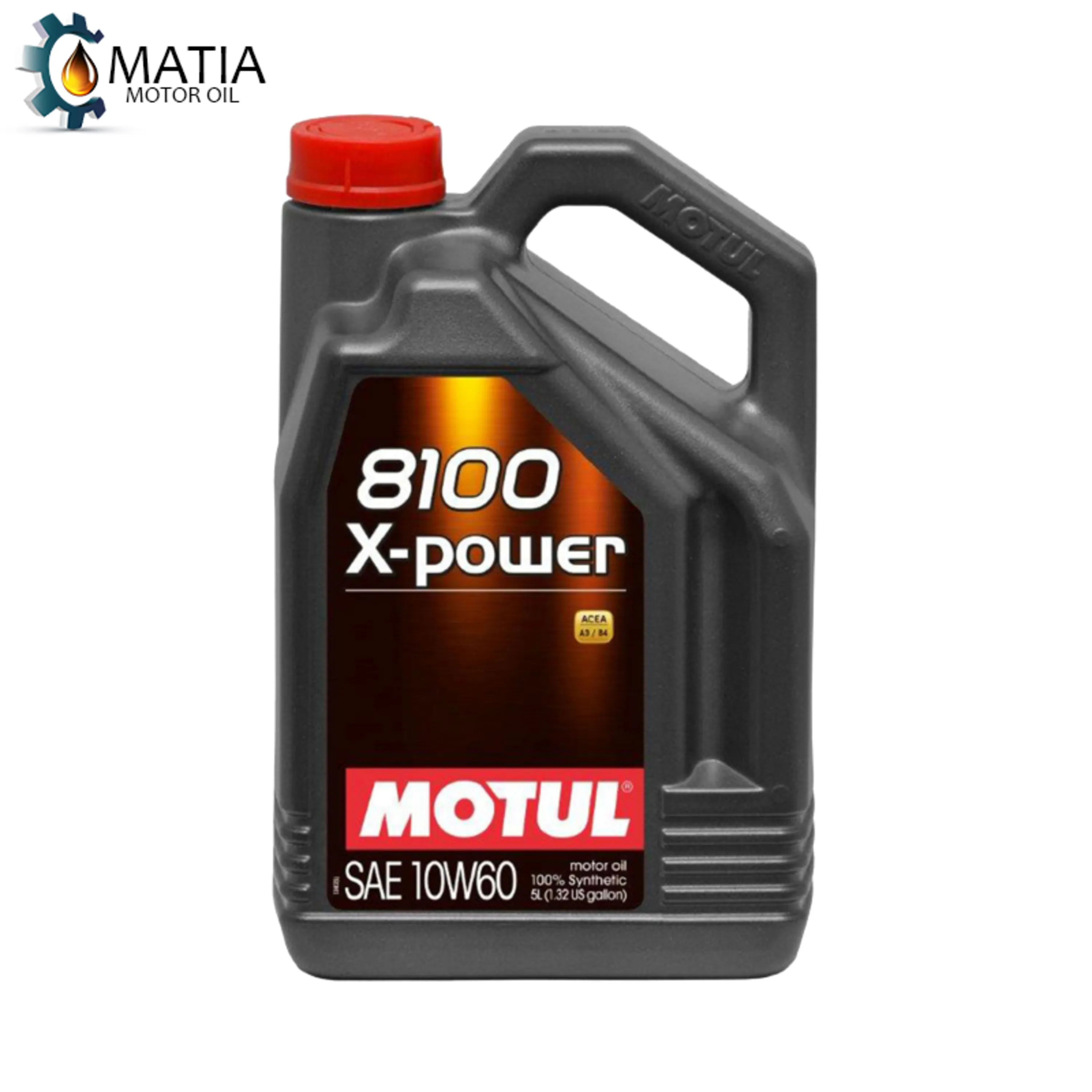 روغن موتور موتول ایکس پاور8100 10W60 SN  تمام سنتتیک 5 لیتر